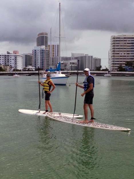 South Beach Miami SUP Lesson South Beach Miami SUP Lesson