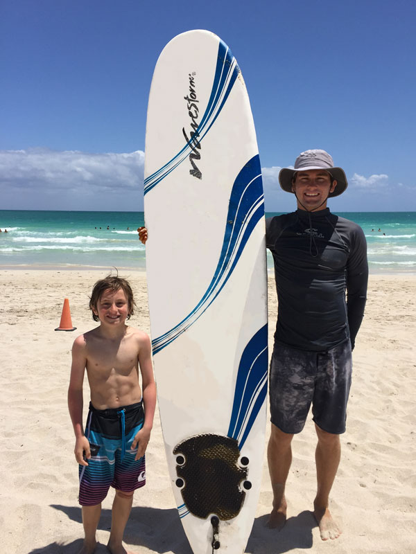 Surf Lessons in Miami Beach
