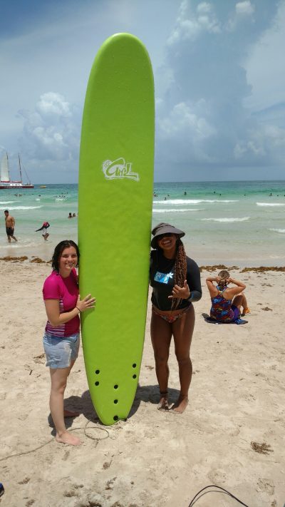 Surfing Lesson South Beach Miami Florida with SoBe Surf & Paddle Surfing Lesson South Beach Miami Florida SoBe Surf & Paddle