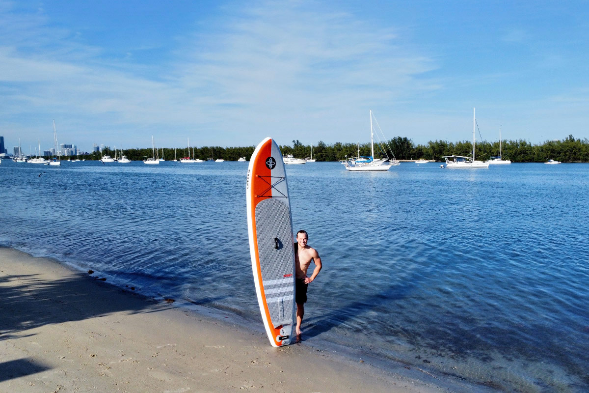 Miami stand up paddle lesson