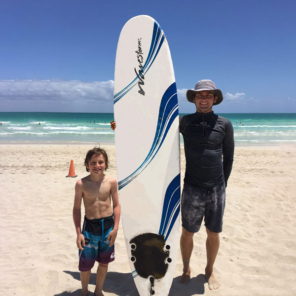 Miami Surf Lessons and paddle board lessons paddle board tours Florida