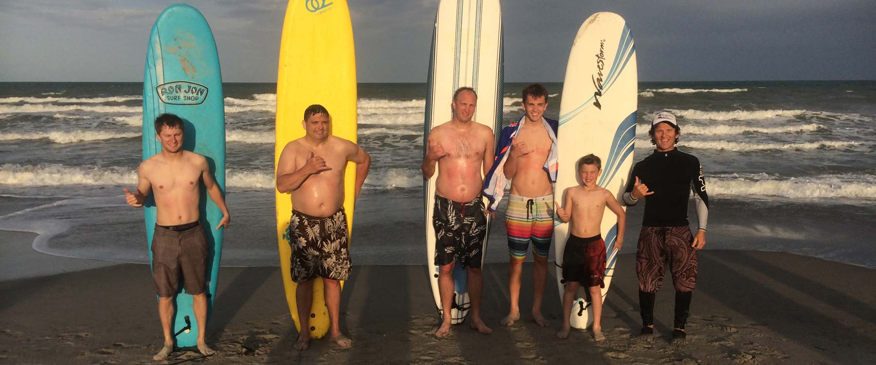 Surfing lessons surf school Cocoa Beach Miami Florida