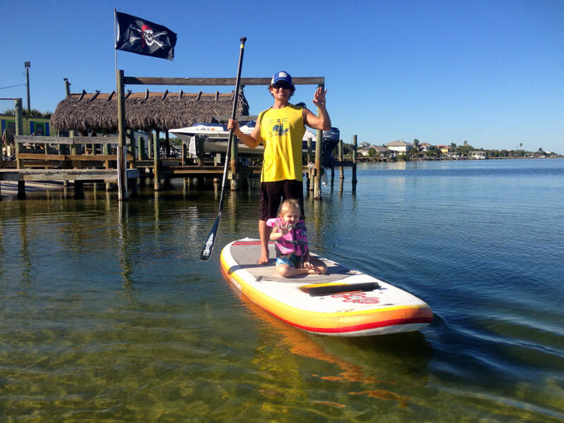 Kids stand up paddle lesson SoBe Surf Cocoa Beach