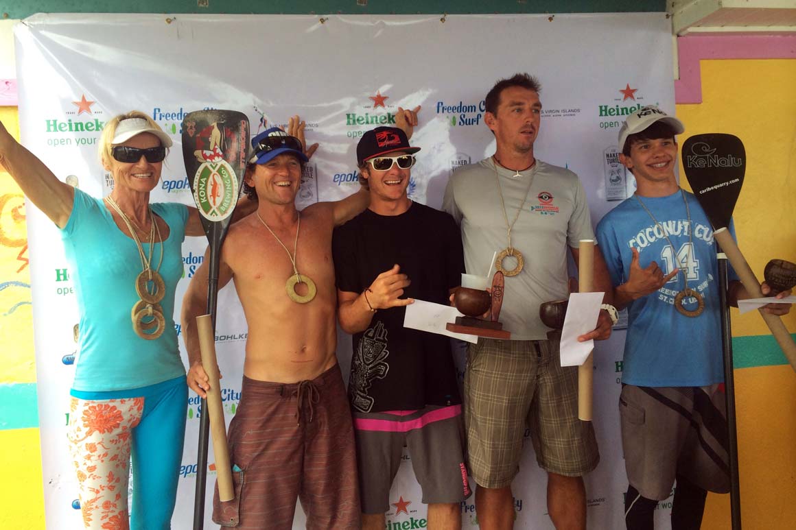 St Croix SUP competition finalists