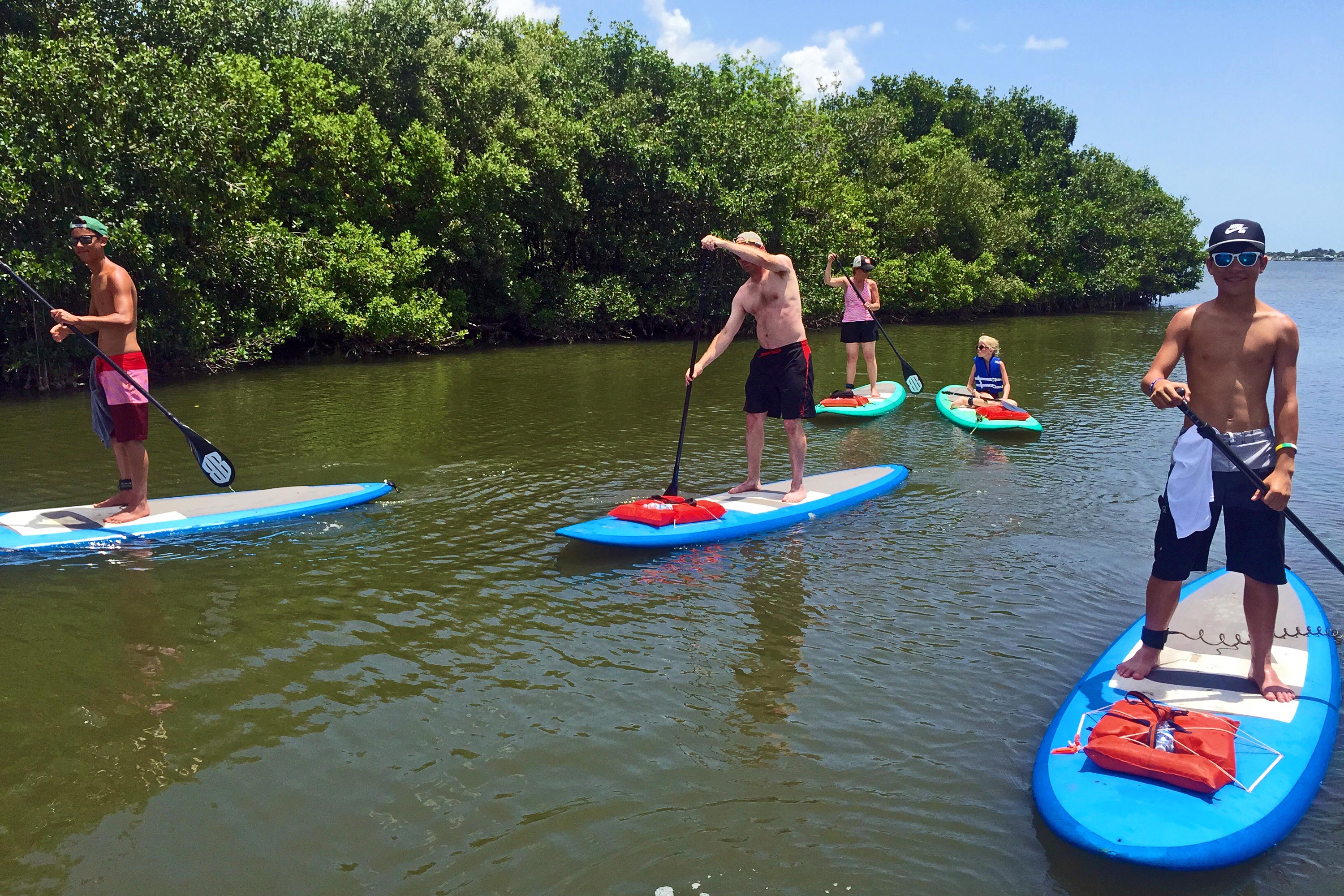 Stand up paddle eco tour near Cocoa Beach, FL