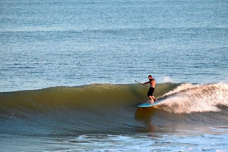SUP Surfing at Cocoa Beach Pier SoBe Surf Cocoa Beach