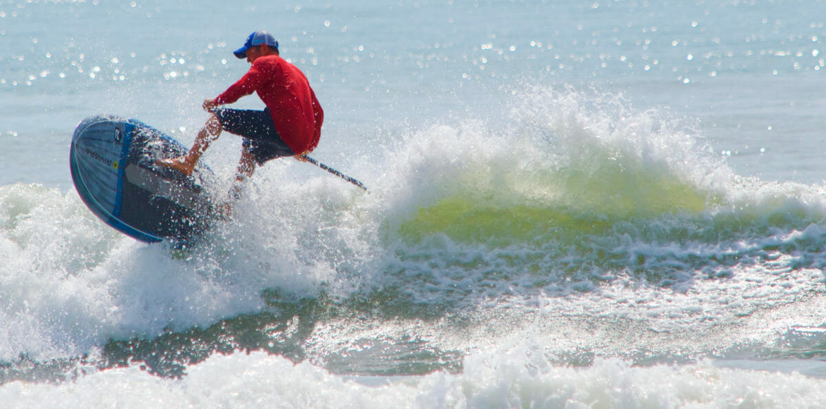 SUP surfing in Cocoa Beach FL