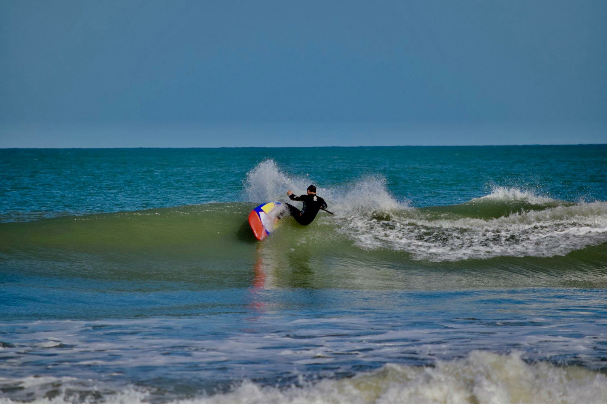 Girard Middleton of SoBe Surf & Paddle surfing ECS Boards Australia Turbo SUP Girard Middleton of SoBe Surf & Paddle surfing ECS Boards Australia Turbo SUP
