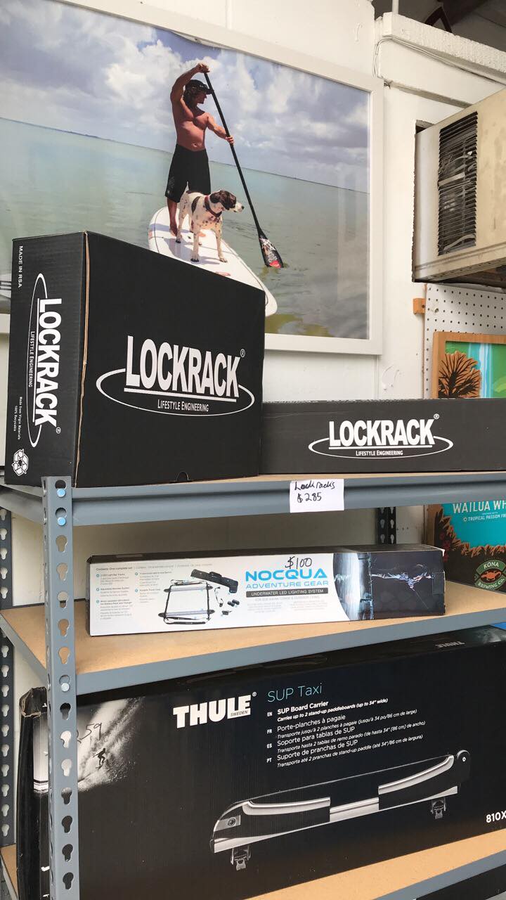 Lockracks and Thule racks at SoBe Surf & Paddle