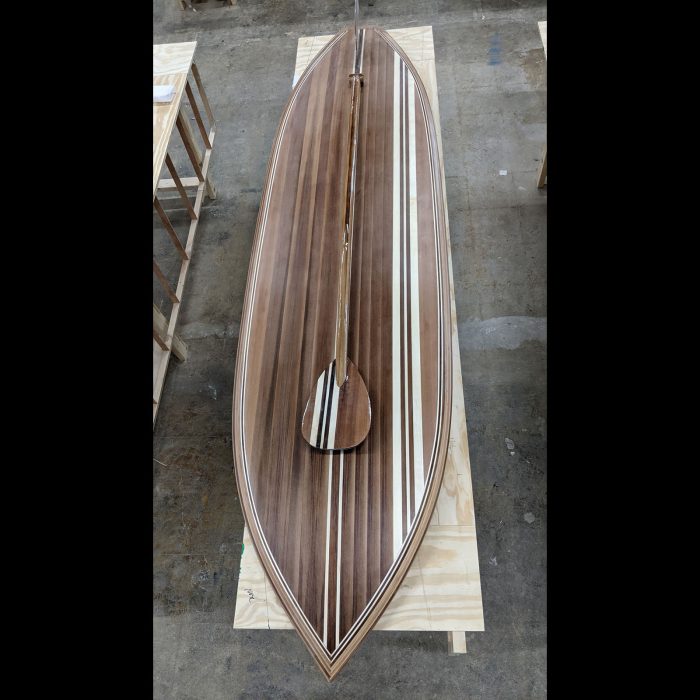 Little Bay Offset Stripe Classic Wood SUP