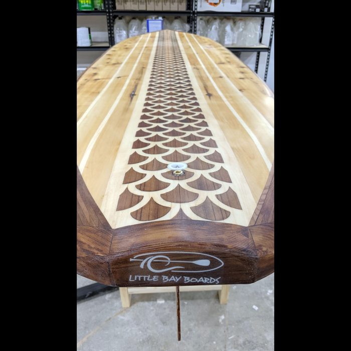 Little Bay Fishy Scales Classic Wood SUP
