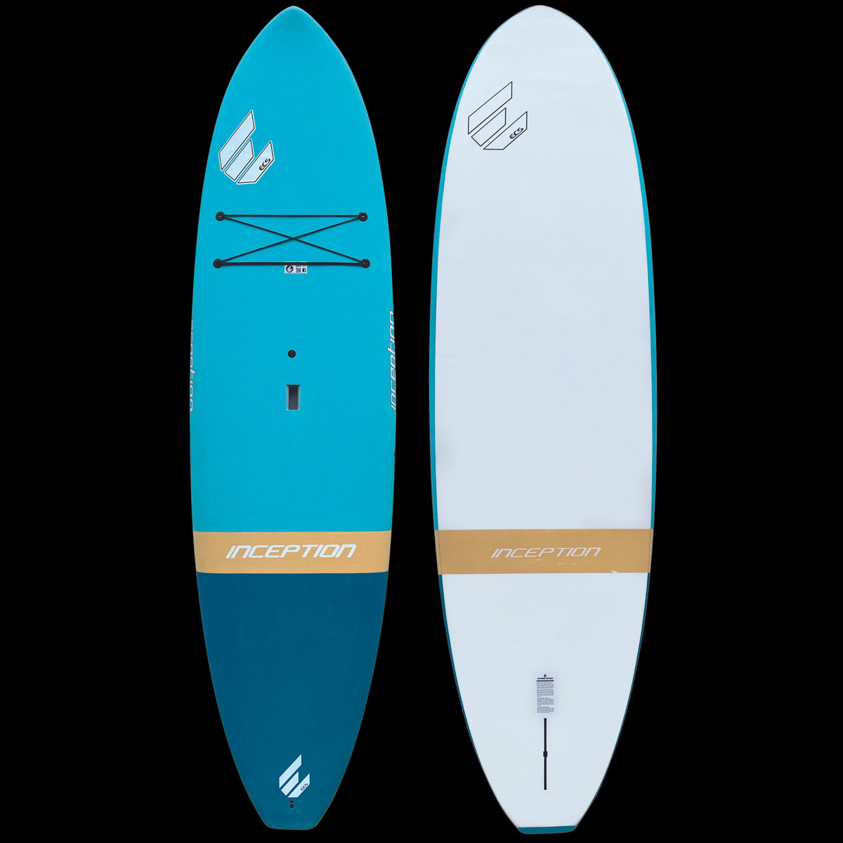ECS SUP Inception Soft Top Stand Up Paddle Board Complete Package 