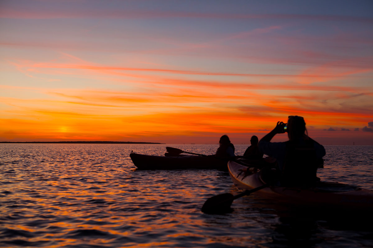 Cocoa Beach sunset kayak tour
