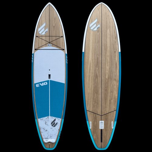 The Fishy Handcrafted Wood SUP w/ Paddle