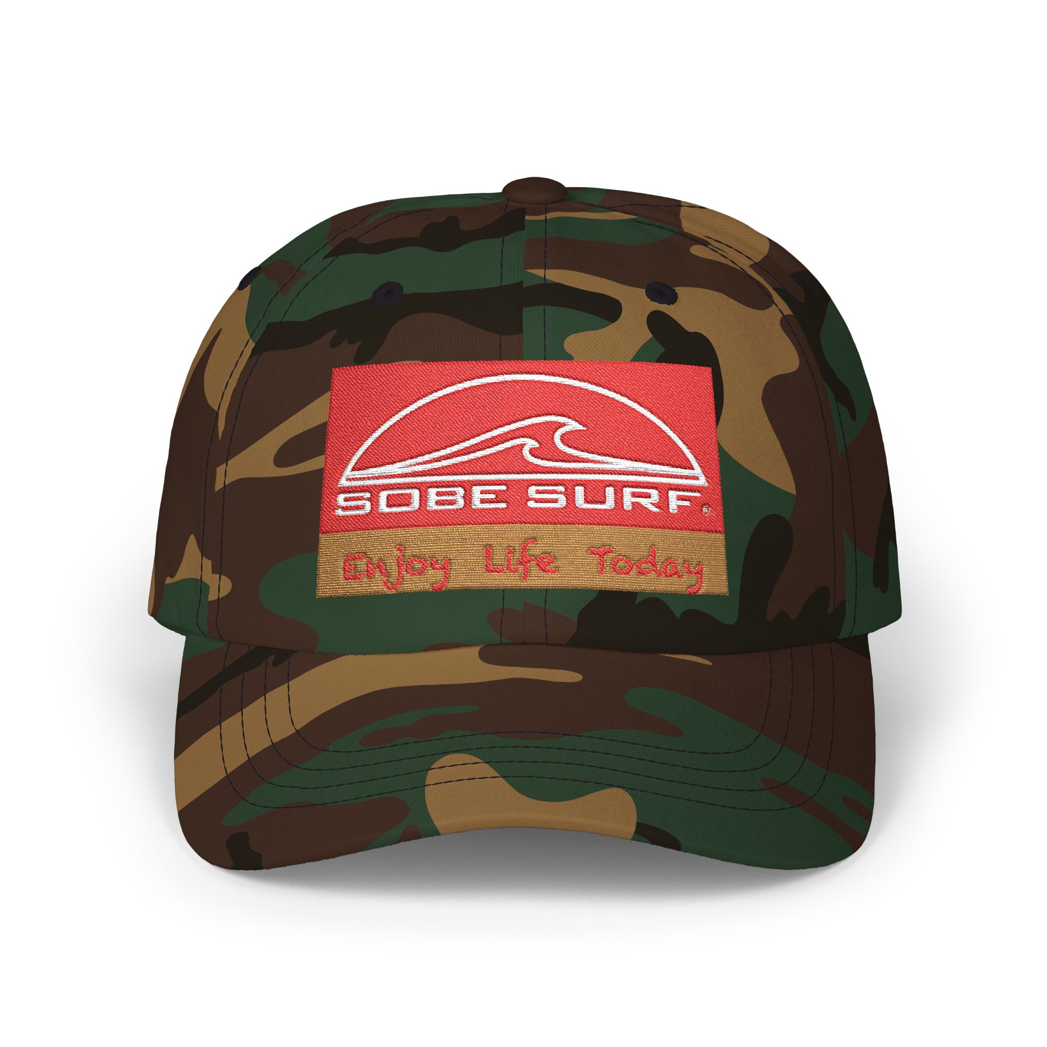 'Sobe Surf, Enjoy Life Today ' Classic Cap — Casual Beach & Outdoor Hat