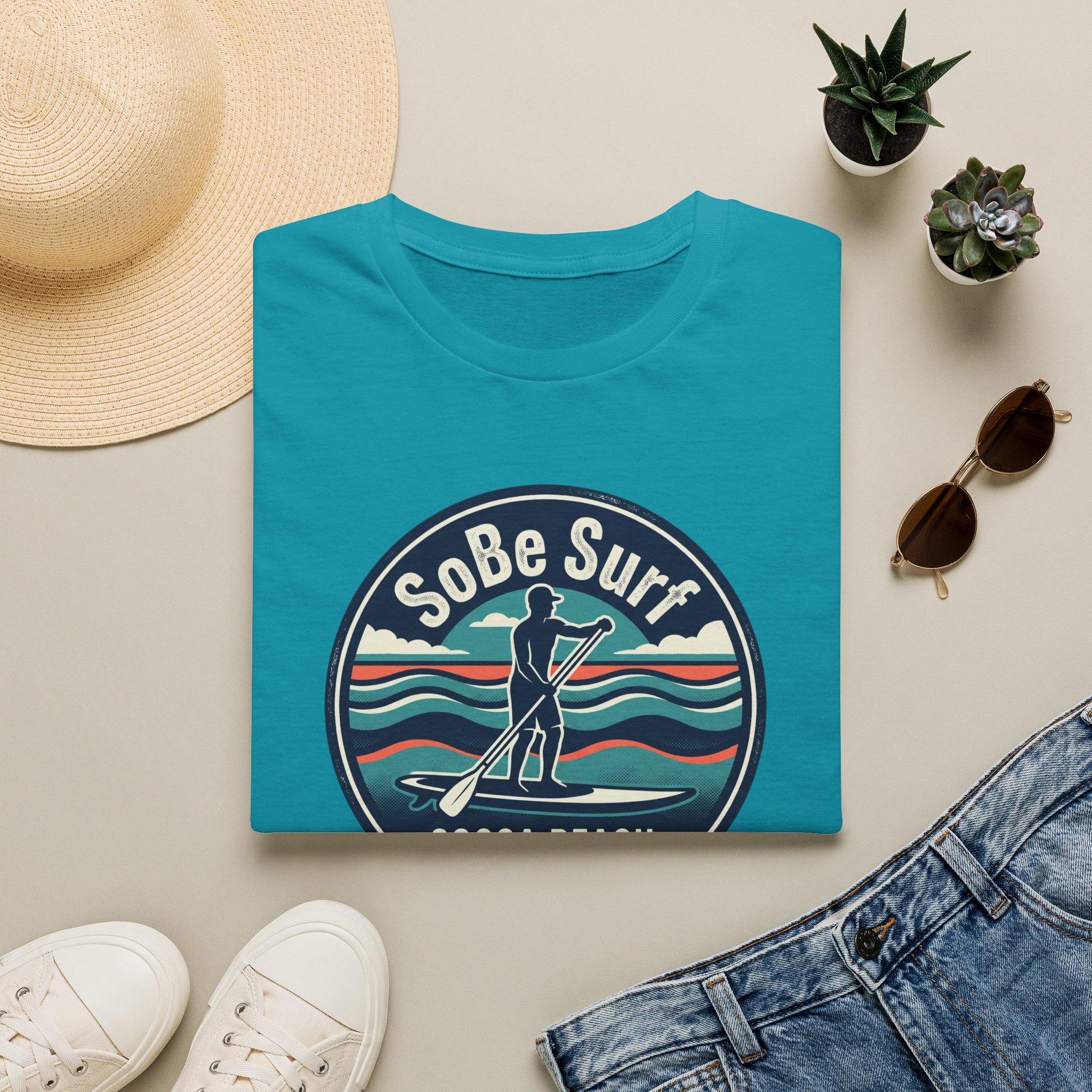 SoBe Surf Cocoa Beach T-Shirt - Image 33
