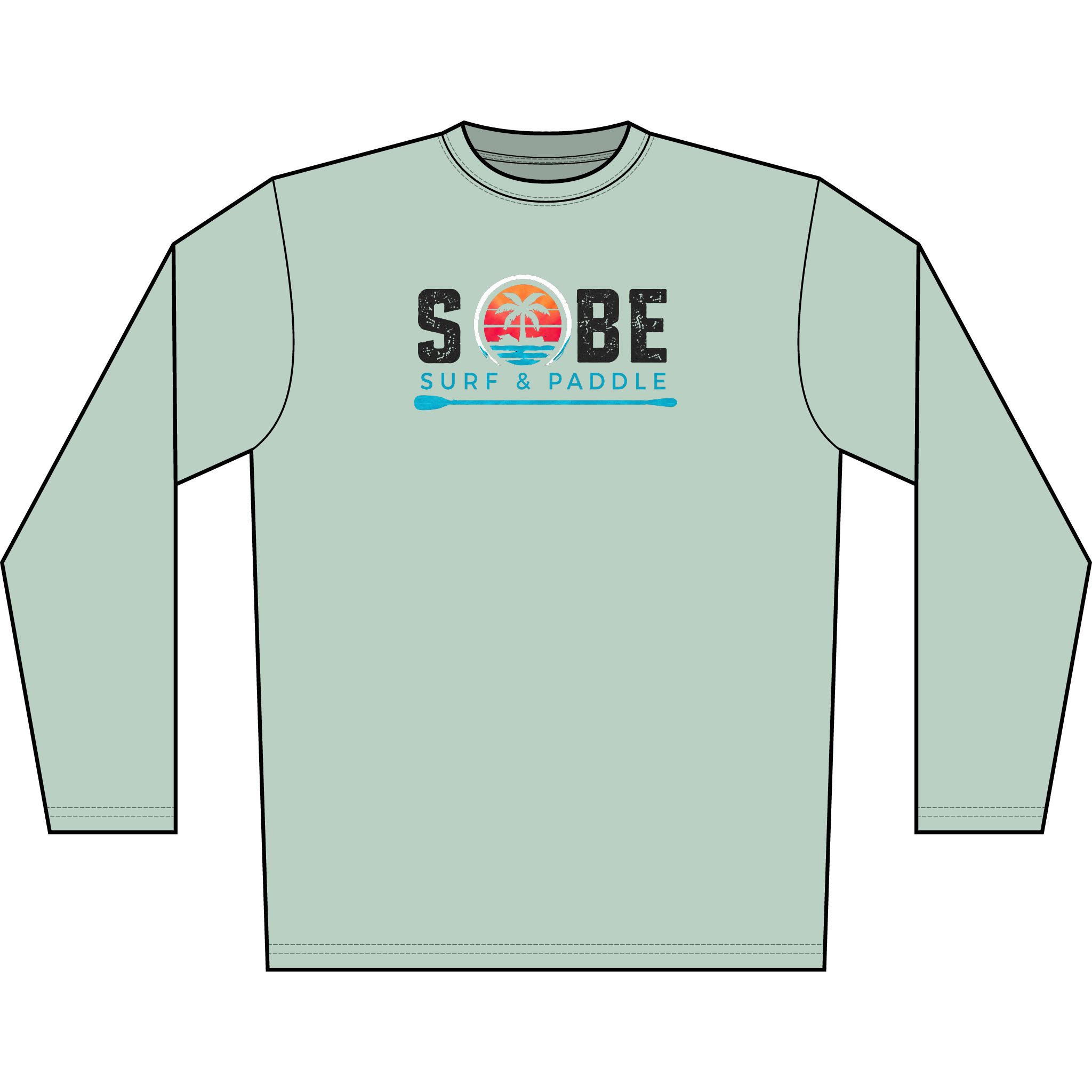 SoBe Surf Rash Guard Long Sleeve Shirt - Image 13