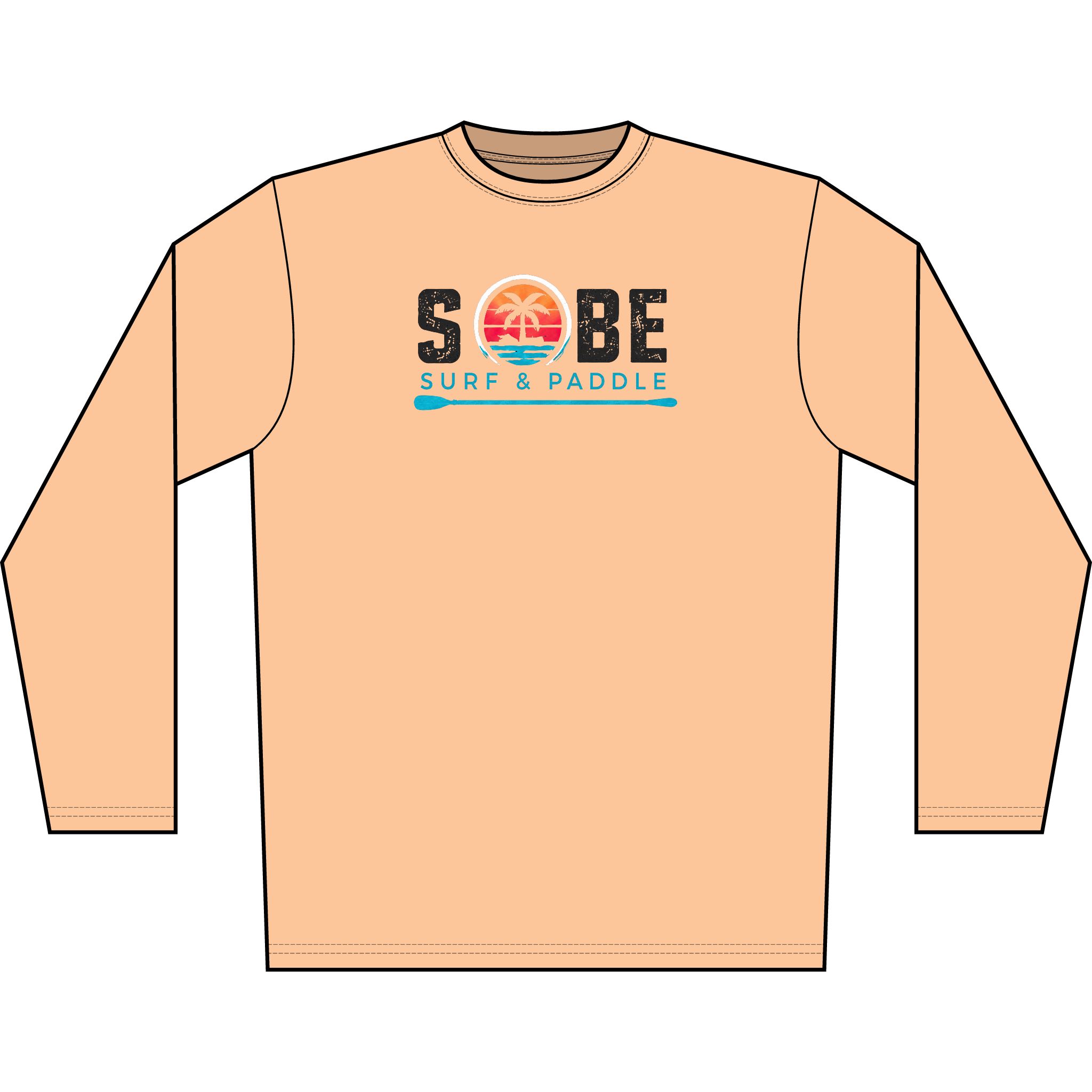 SoBe Surf Rash Guard Long Sleeve Shirt - Image 6