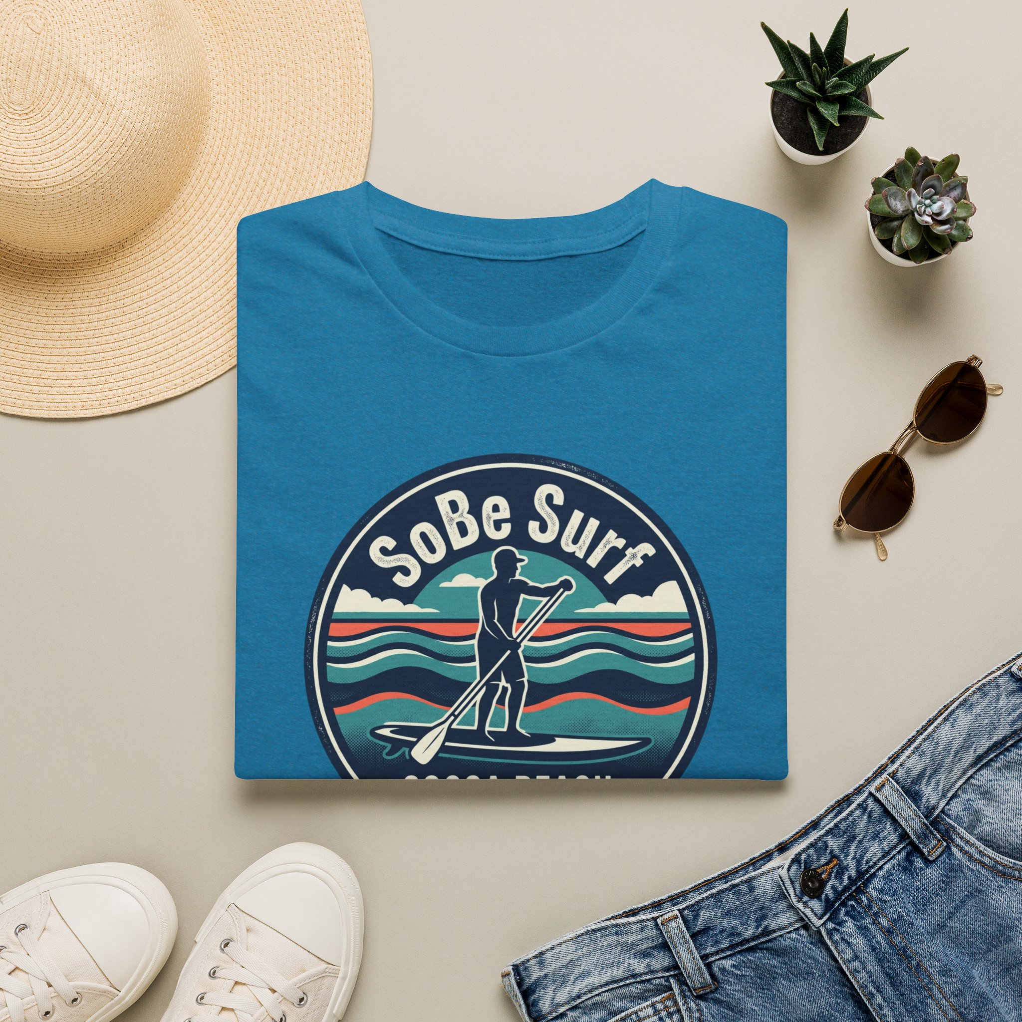 SoBe Surf Cocoa Beach T-Shirt - Image 49